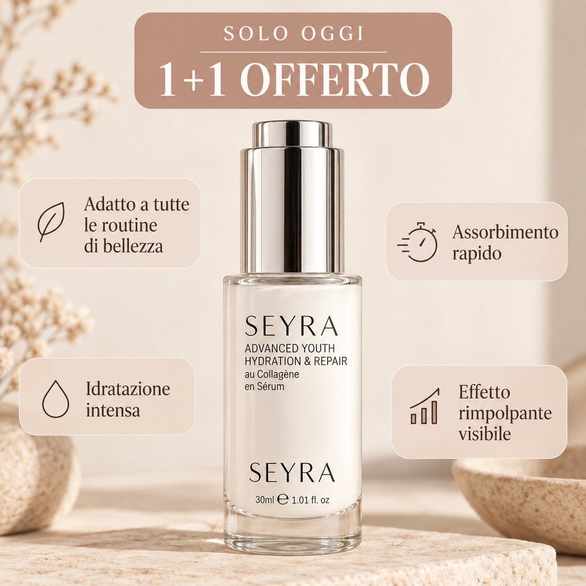 Siero Viso al Collagene Seyra